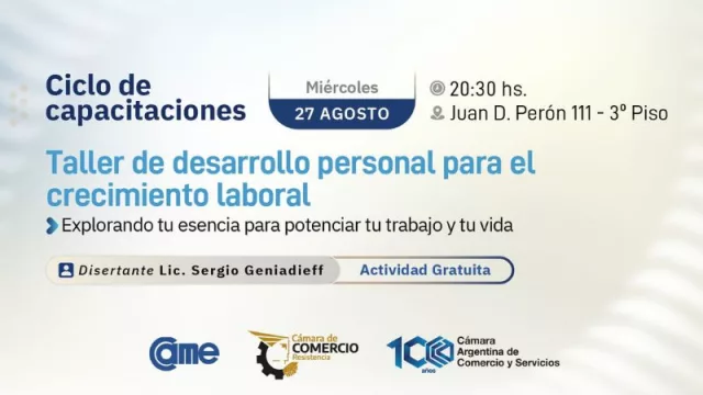 Bienestar en las organizaciones: la Cámara de Comercio lanza taller gratuito para potenciar el crecimiento laboral