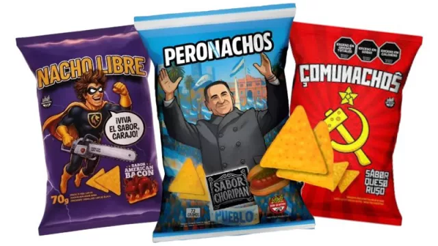 La grieta ya no se discute, se come: así son los Peronachos, Comunachos y Nacho Libre (snacks con humor político y sabor argentino)